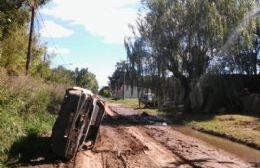 Calles intransitables en Villa Corina